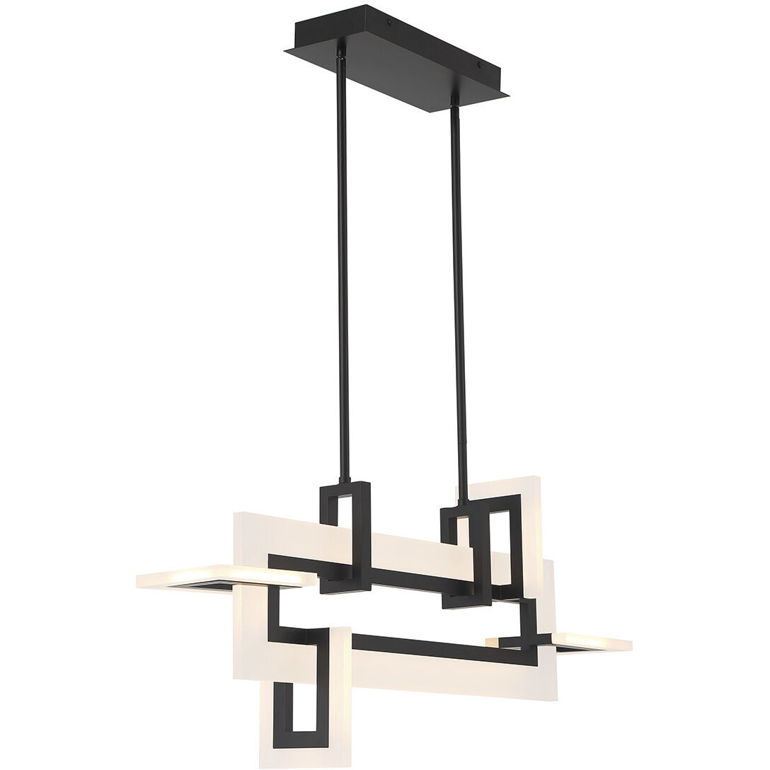 Inizio LED 5.5 inch Black Chandelier Ceiling Light