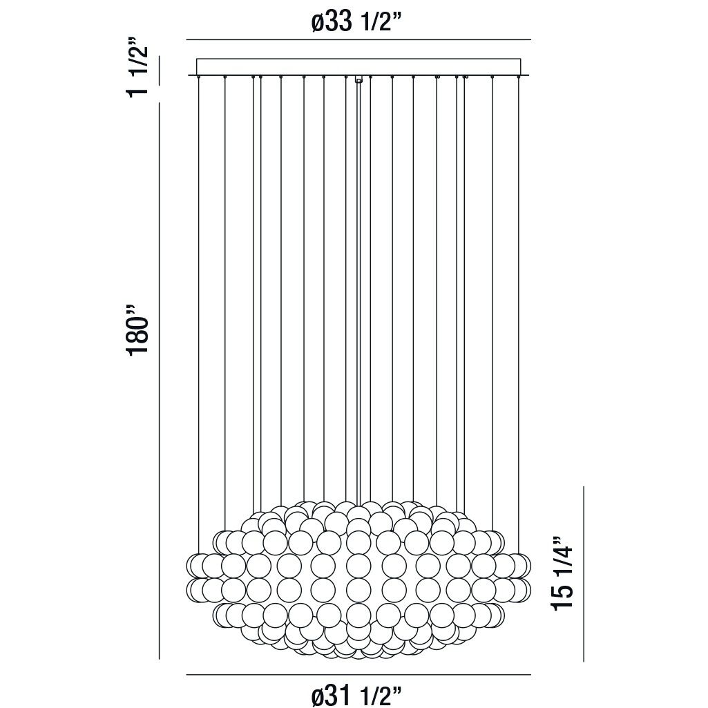 Riverdale 10 Light 32 inch Chrome Chandelier Ceiling Light