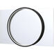 Trails 36 X 24 inch Matte Black LED Mirror