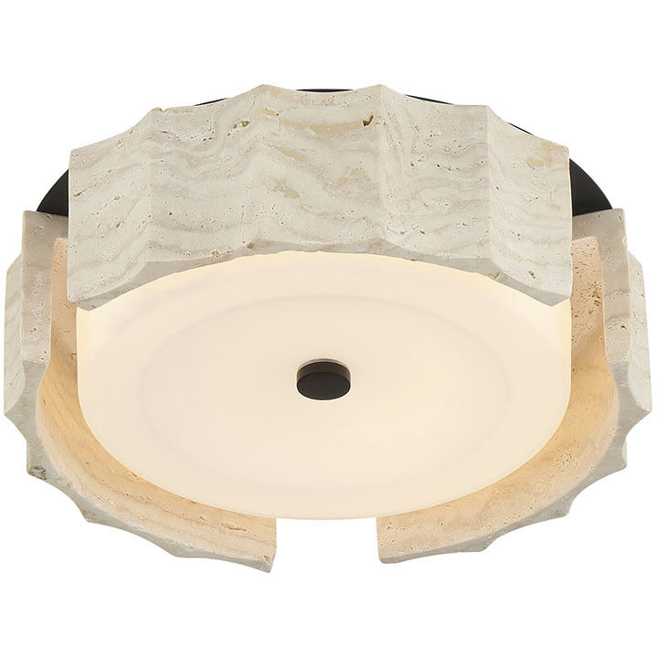 Roslington LED 11.5 inch Matte Black Flush Mount Ceiling Light