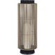 Aden 46 inch 60.00 watt Black Outdoor Portable, Both Indoor/Outdoor