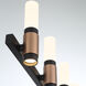 Albany LED 32.25 inch Brass and Black Vanity Light Wall Light