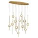 Barletta LED 12 inch Gold Chandelier Ceiling Light