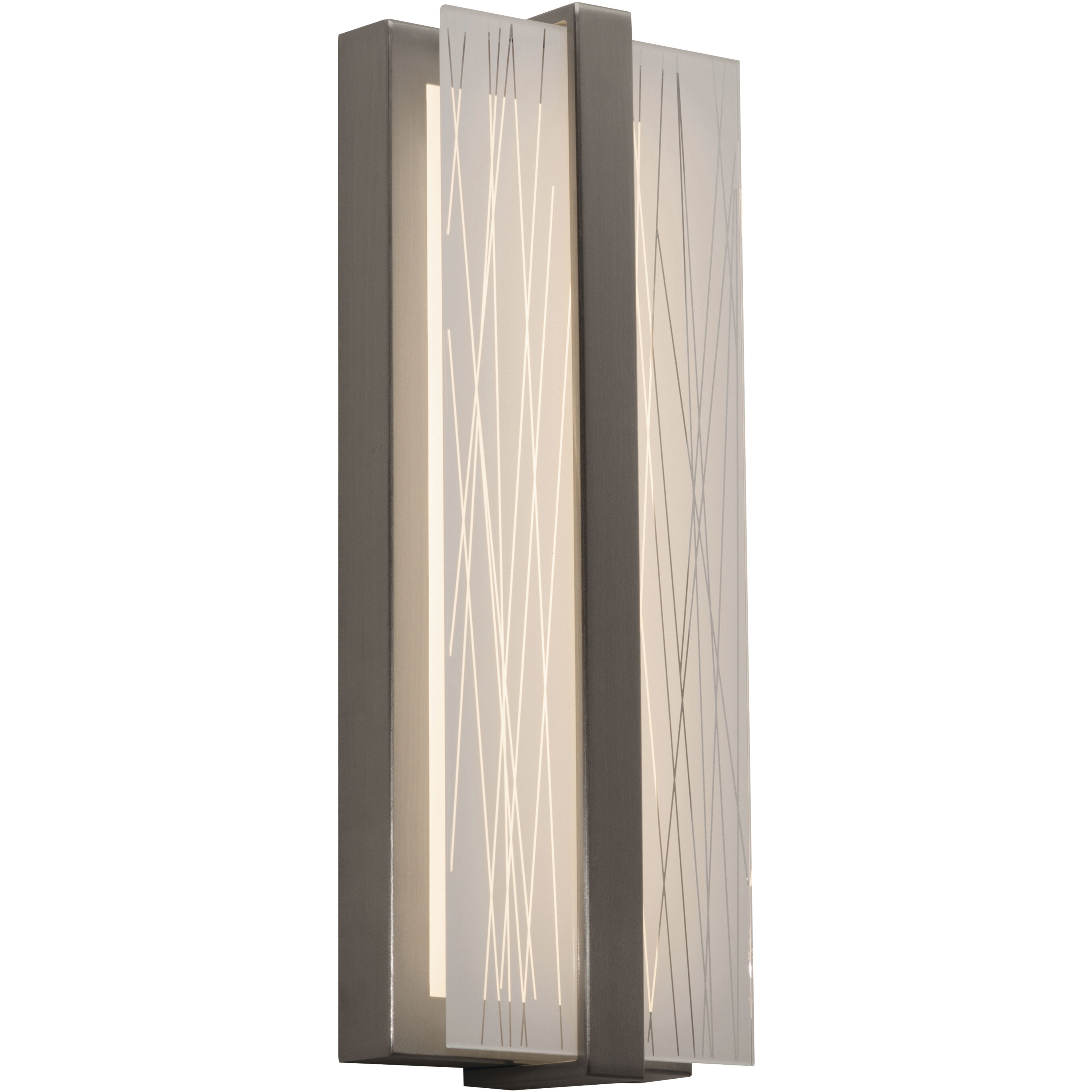 Gallery 1 Light 5 inch Satin Nickel ADA Wall Sconce Wall Light