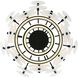 Nuvola 2 Light 24 inch Black Chandelier Ceiling Light