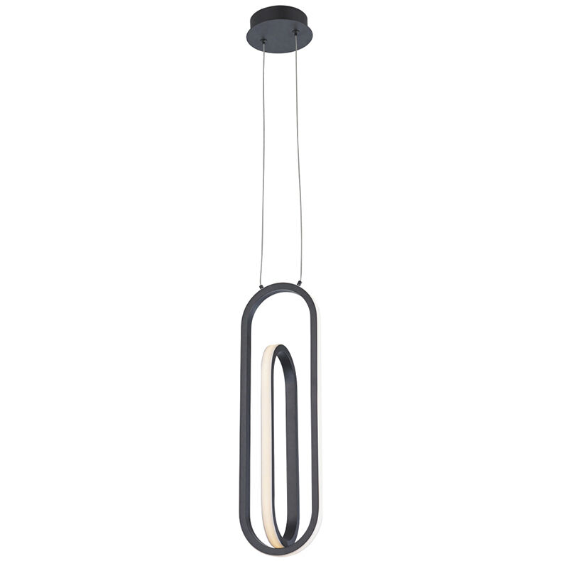Demark LED 6 inch Black Pendant Ceiling Light