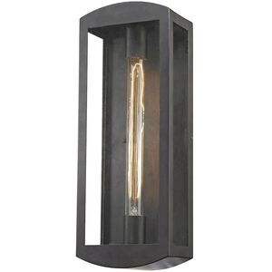 Trenton 1 Light 17 inch Blackened Bronze Outdoor Wall Sconce