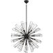 Dendelio 29 Light 40 inch Black Chandelier Ceiling Light