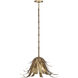 Kagra 3 Light 24 inch Brass Chandelier Ceiling Light