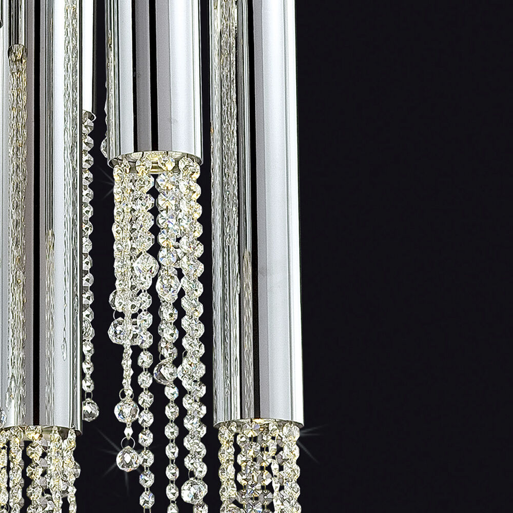 Groove 5 Light 6 inch Chrome Pendant Ceiling Light