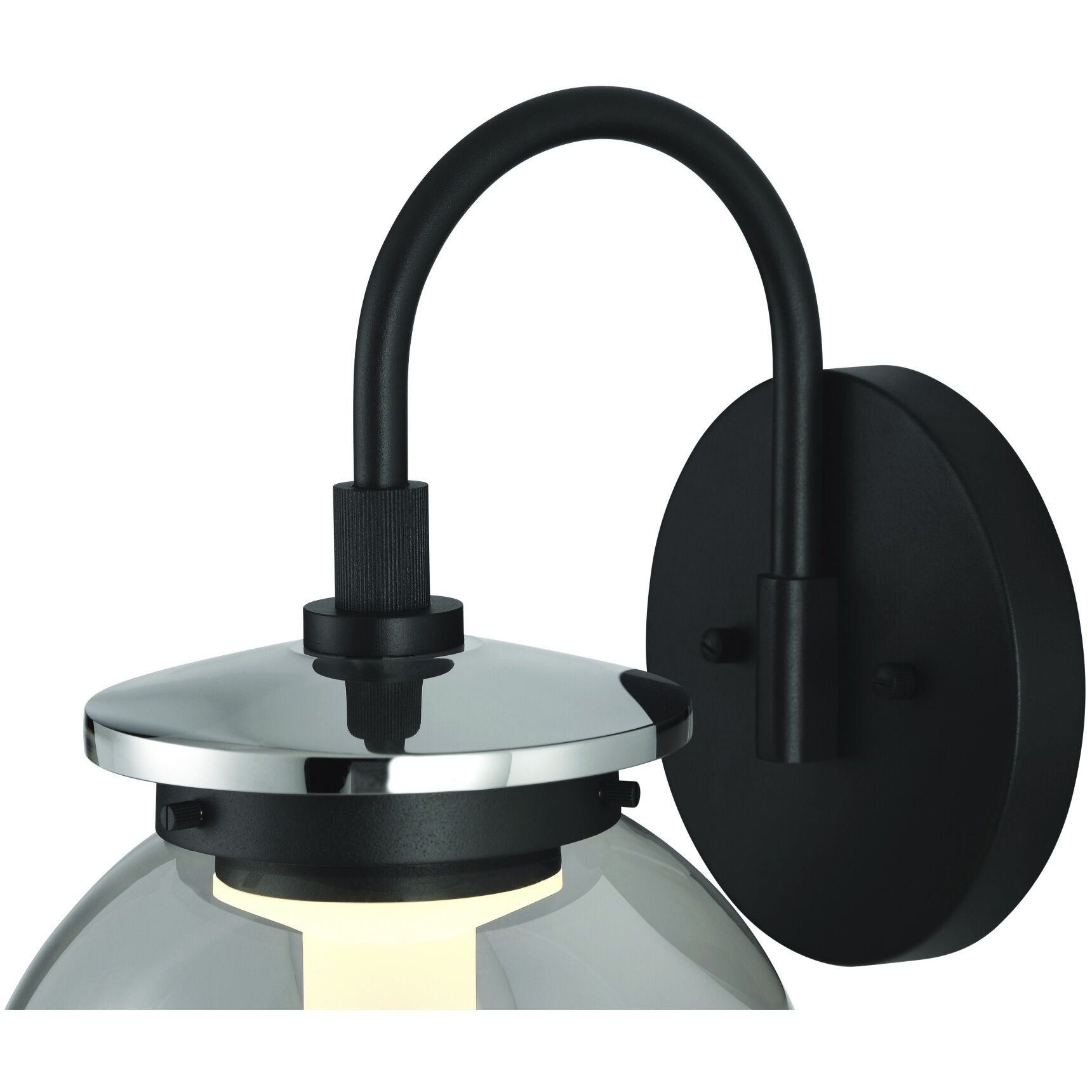 Caswell 1 Light 14 inch Black Outdoor Wall Lantern