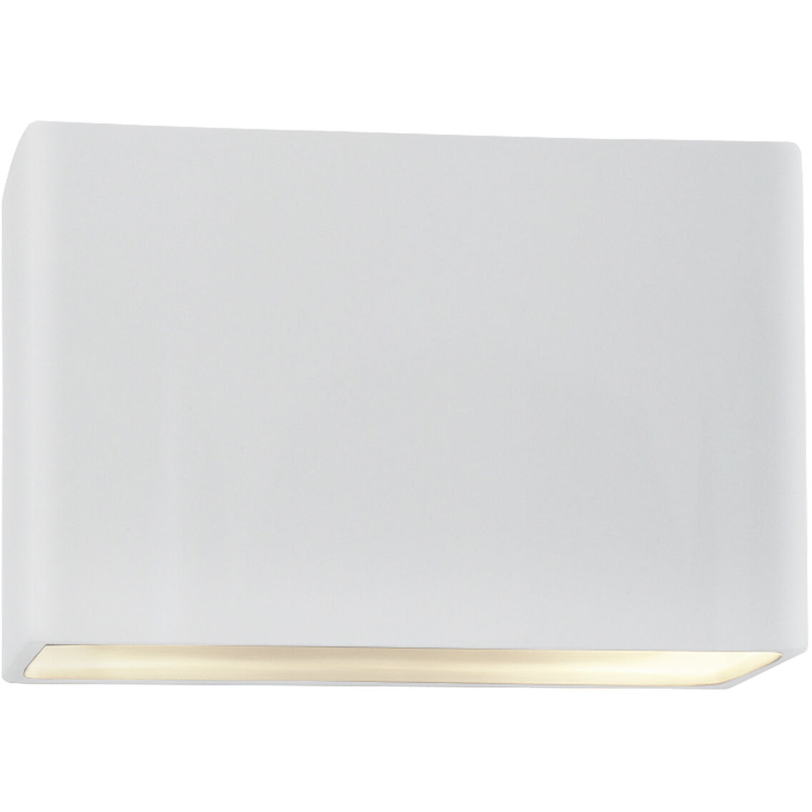 Ambiance Collection LED 10 inch Gloss White/Gloss White Outdoor Wall Sconce