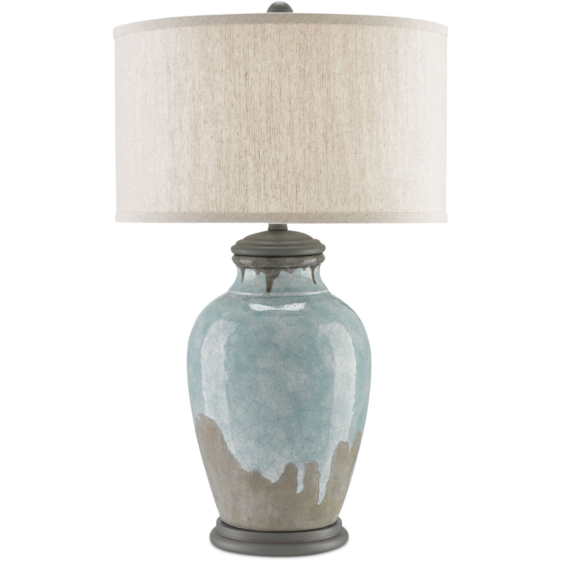 Chatswood 28.5 inch 150 watt Blue-Green/Gray/Hiroshi Gray Table Lamp Portable Light