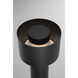 Passage 10 watt Black Outdoor Bollard