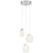 Paget LED 10 inch Chrome Chandelier Ceiling Light