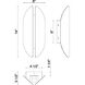 Inntra 1 Light 14 inch Brass Outdoor Wall Sconce