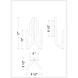 Olette Wall Sconce Wall Light in Black