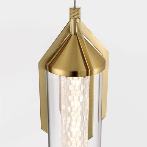 Espada LED 5.25 inch Gold Pendant Ceiling Light