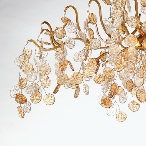 Campobasso 5 Light 20.5 inch Gold Flush Mount Ceiling Light
