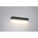 Stripe LED 2.36 inch Black Outdoor Wall Mount