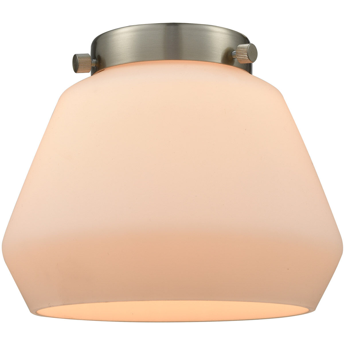 Franklin Restoration Fulton Matte White Cased Glass, Franklin Restoration