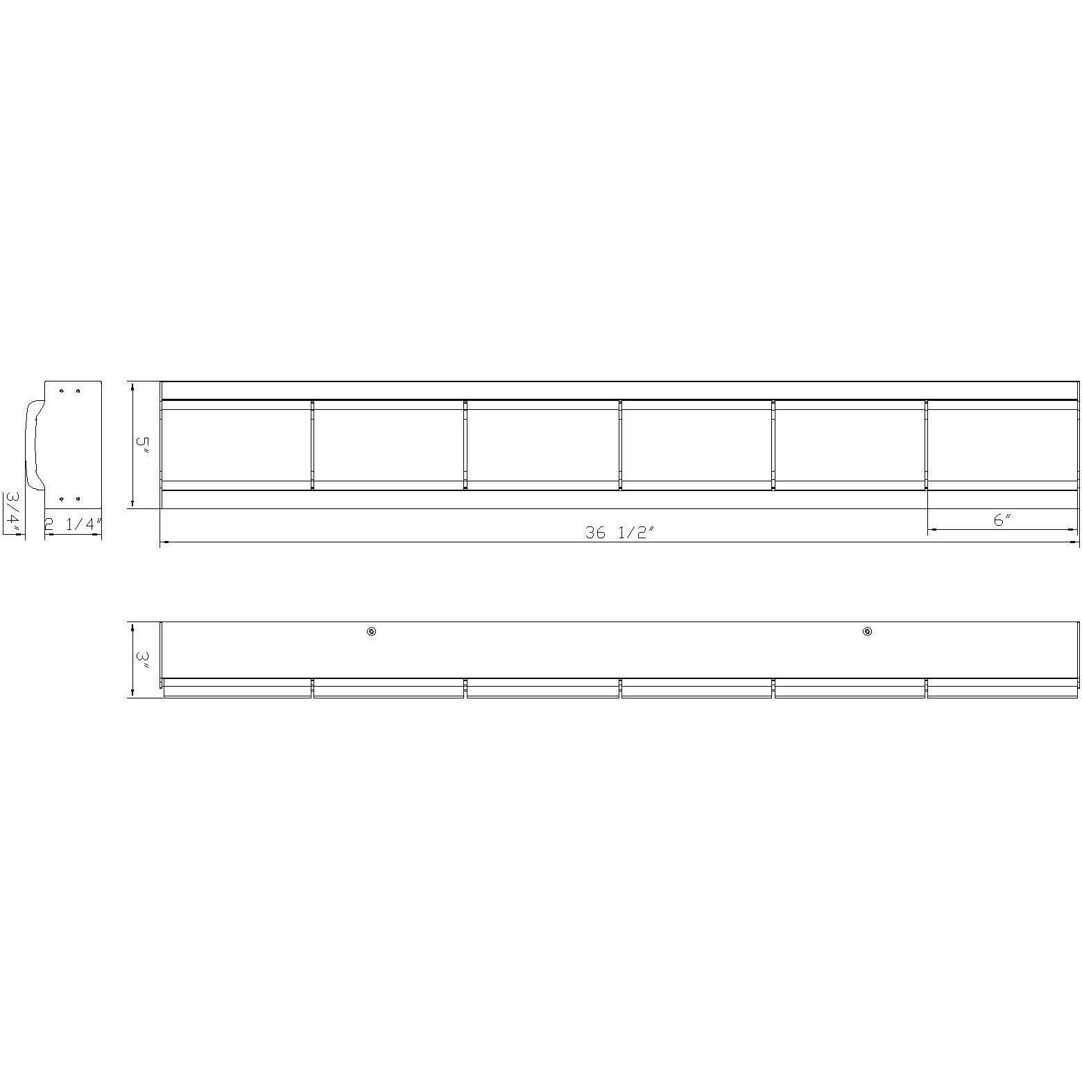 Gibraltar LED 36.5 inch Sand Bronze Outdoor Wall Sconce