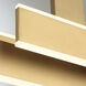 Cameno Linear Chandelier Ceiling Light in Gold