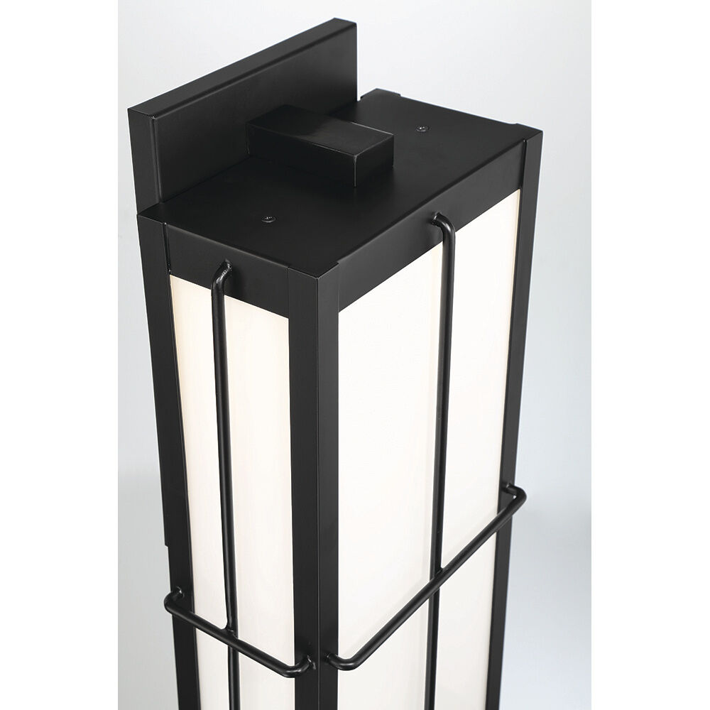 Bensa LED 23.75 inch Black Outdoor Wall Sconce