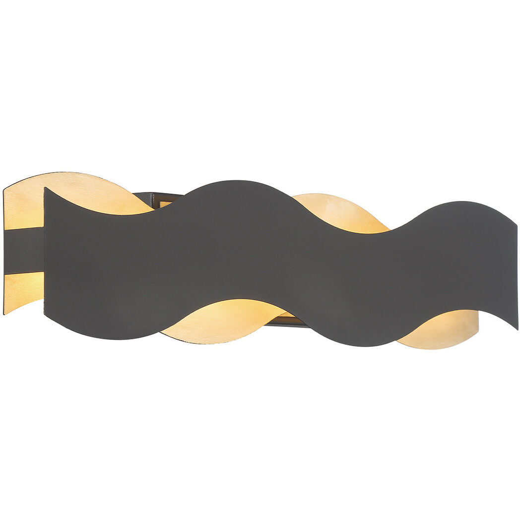 Vaughan LED 24 inch Silver and Black Vanity Light Wall Light