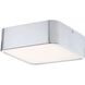 Bays LED 9 inch Chrome Flush Mount Ceiling Light, Small