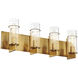Pista LED 26 inch Black Vanity Light Wall Light