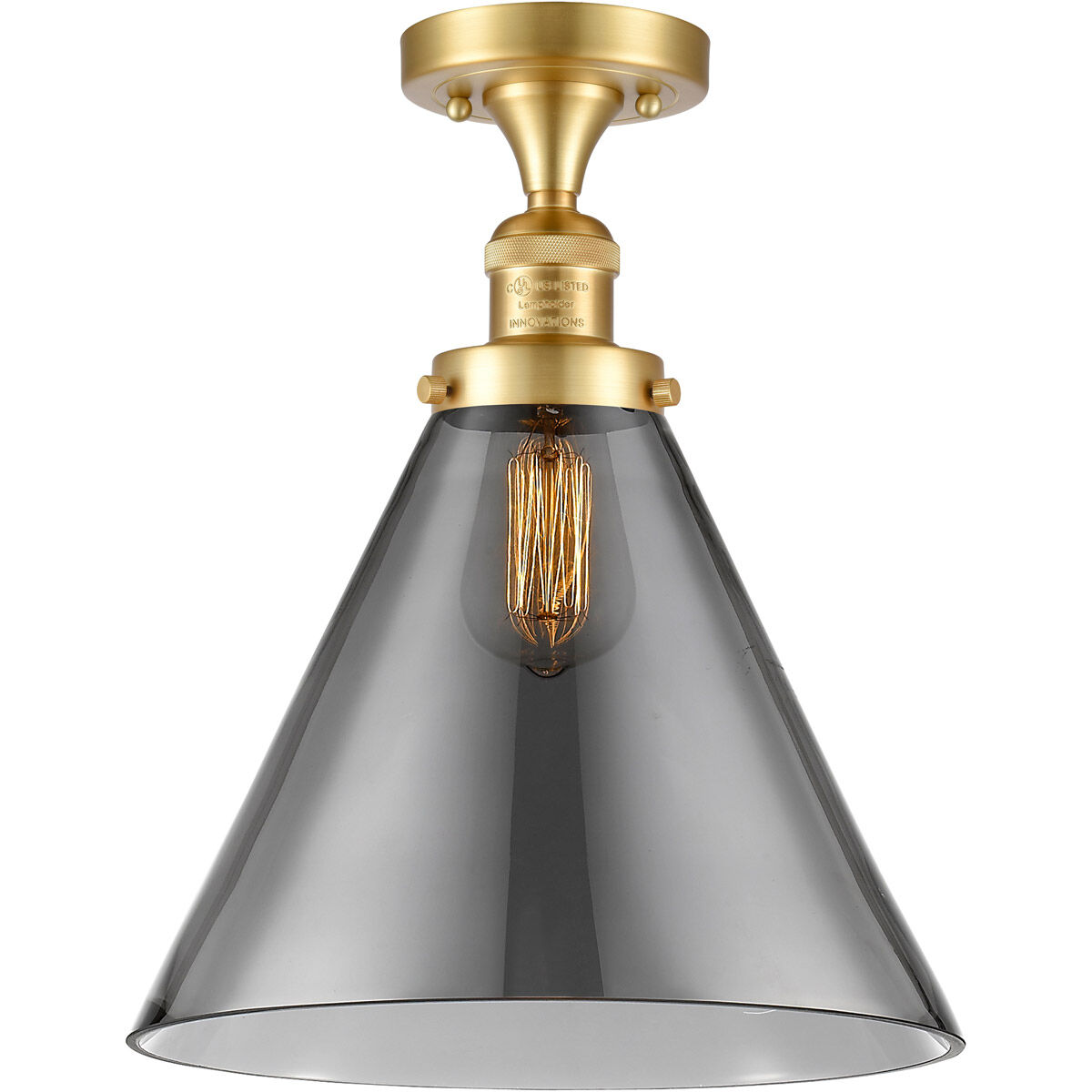 Franklin Restoration X-Large Cone 1 Light 12.00 inch Semi-Flush Mount