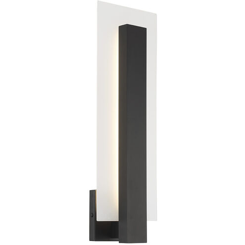 Carta LED 22 inch Black Outdoor Wall Sconce