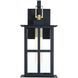Greyson 1 Light 16 inch Brass and Black Outdoor Wall Lantern