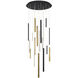 Santana LED 24 inch Mix Chandelier Ceiling Light