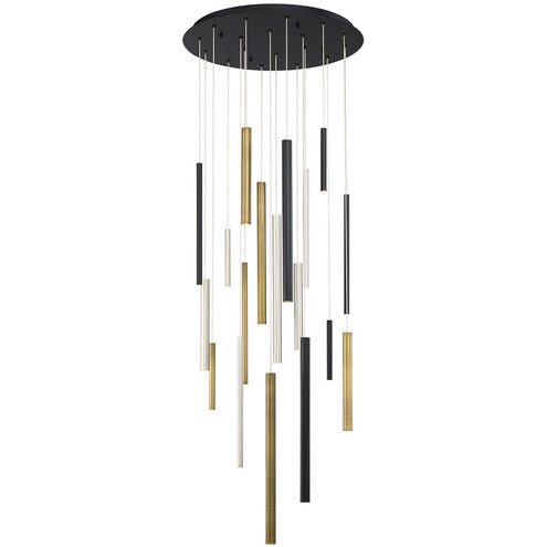 Santana LED 24 inch Mix Chandelier Ceiling Light