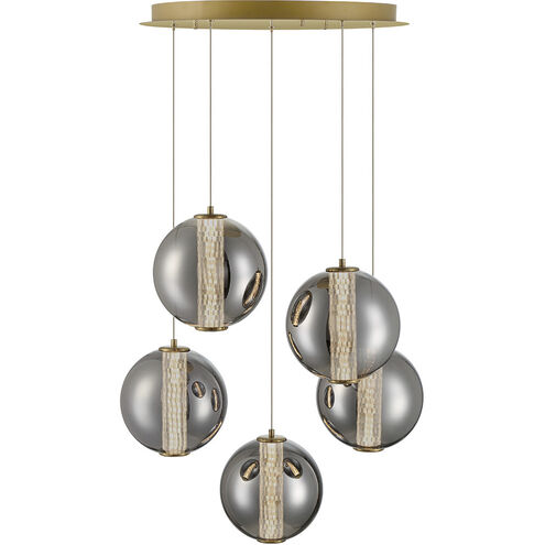 Atomo LED 25.75 inch Gold Chandelier Ceiling Light
