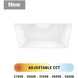 Midway LED White Recessed Fixture