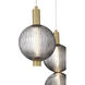 Palmas 7 Light 24 inch Gold Chandelier Ceiling Light