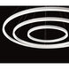 Spunto LED 60.75 inch Black Chandelier Ceiling Light