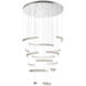 Verdura LED 40.75 inch Grey Chandelier Ceiling Light