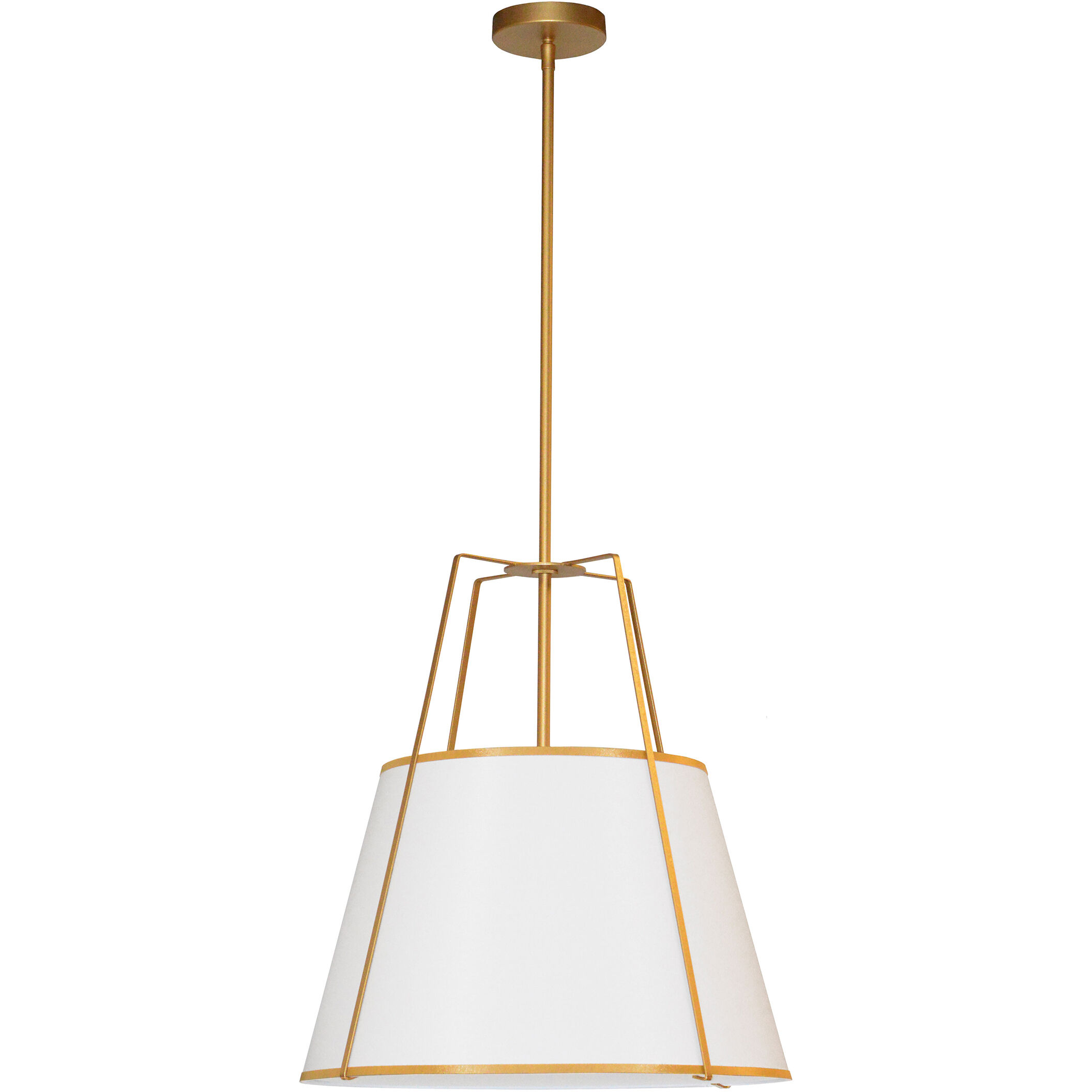 Trapezoid 1 Light 18.00 inch Pendant