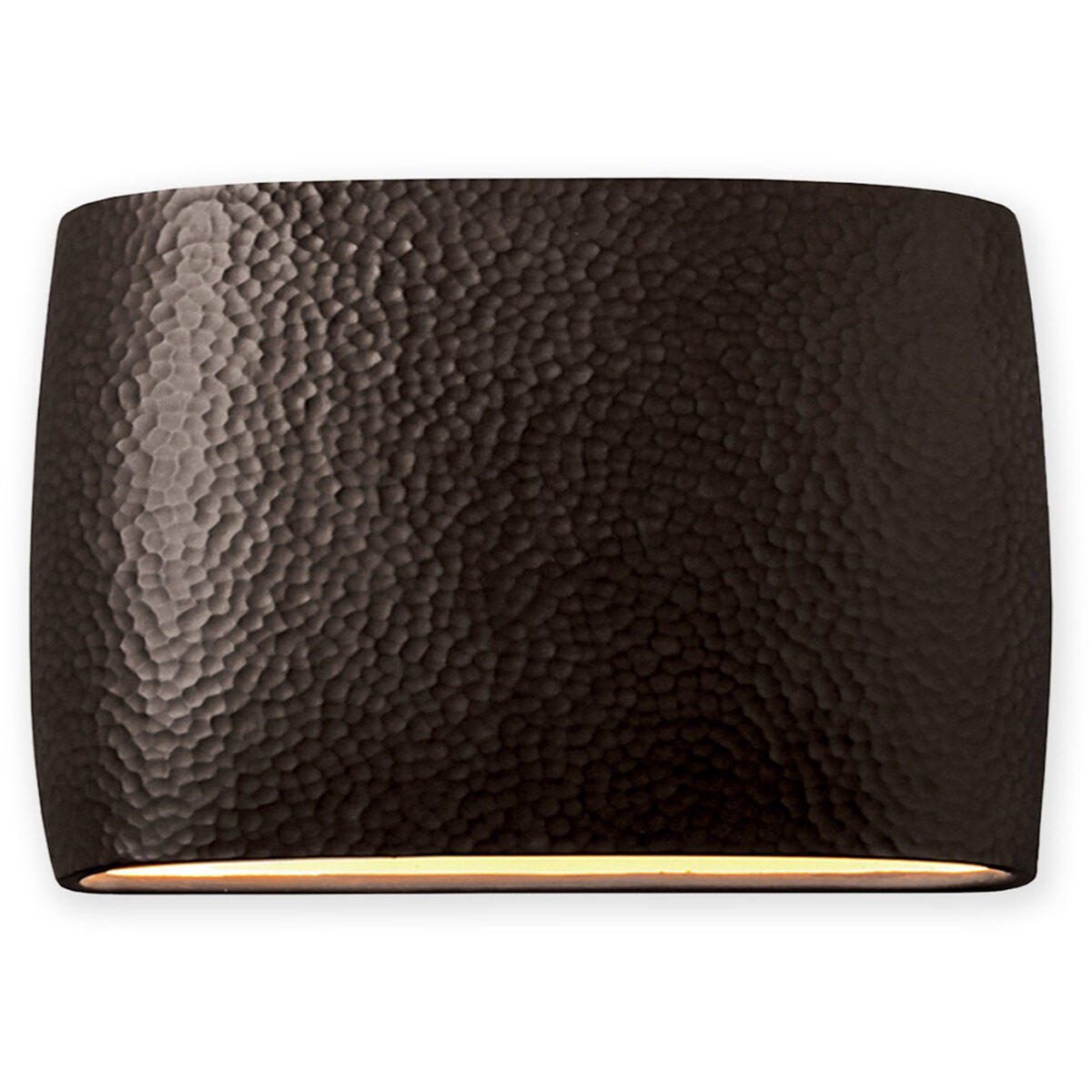 Ambiance Collection LED 10 inch Hammered Copper Outdoor Wall Sconce