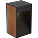 Timber 7 watt Wood Outdoor Bollard