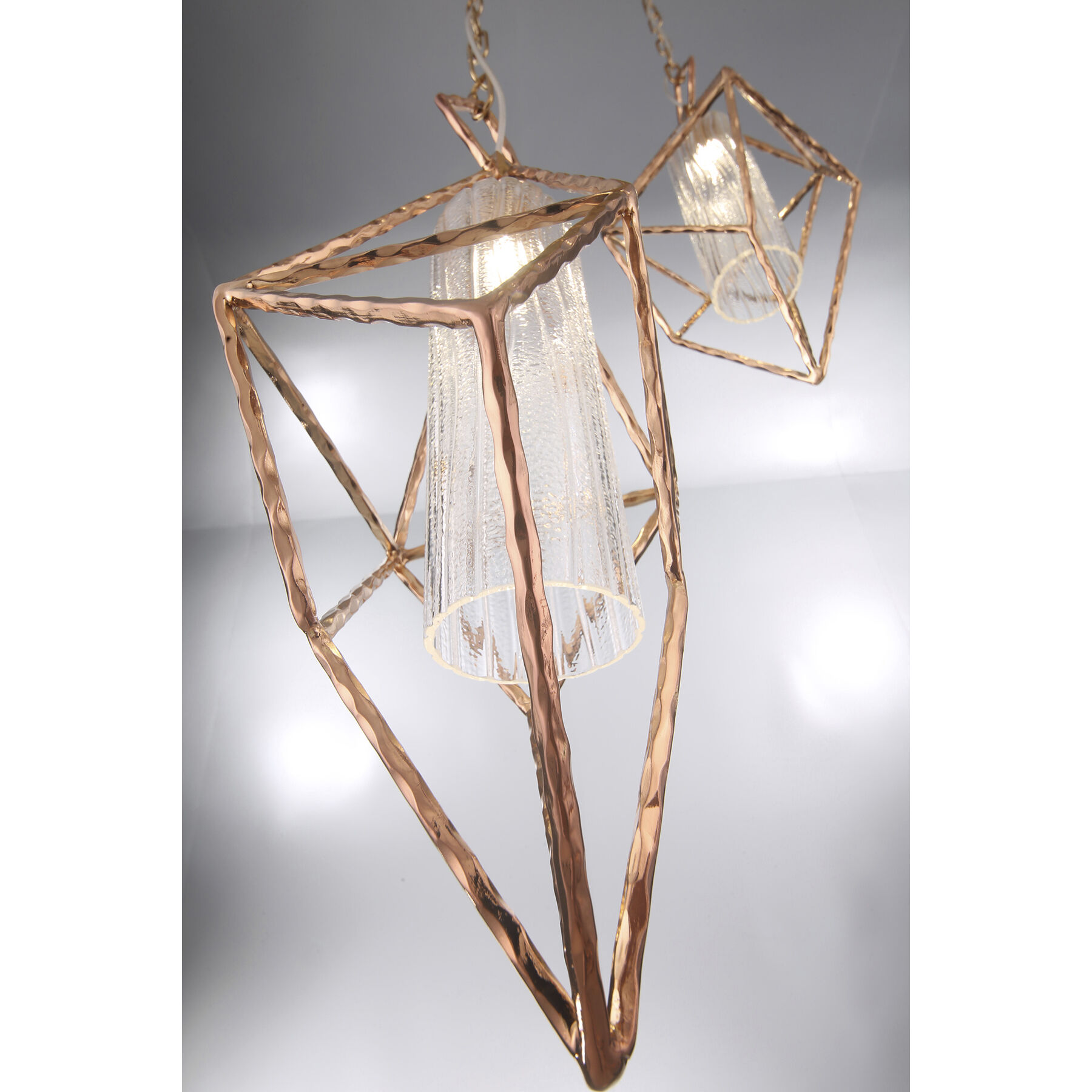 Verdino LED 8 inch Rose Gold Pendant Ceiling Light, Small