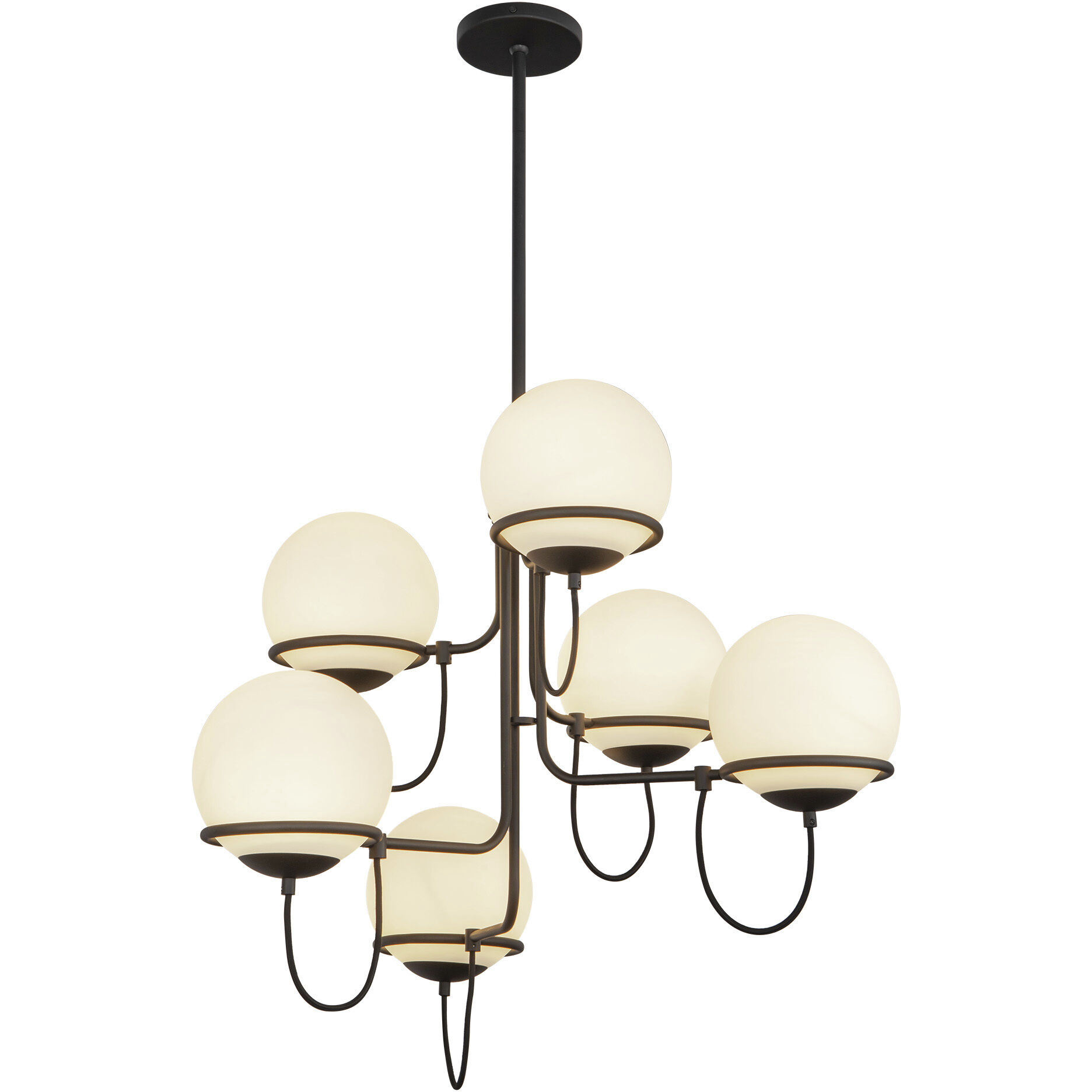 Alora Mood Alba 6 Light 32.00 inch Chandelier