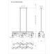 Cornice 14 Light 19 inch Gold and Black Chandelier Ceiling Light