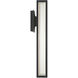 Aelin LED 24 inch Matte Black Outdoor Wall Sconce
