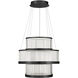 Empra LED 35.2 inch Matte Black Grand Chandelier Ceiling Light
