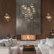 Ferro LED 32 inch Black Chandelier Ceiling Light
